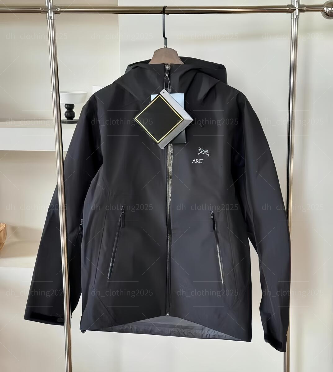 Men Jacket Three Layer Outdoor Zipper Jackets Waterproof Warm Jackets For Sports Women Sv/Lt Gore-Texpros Jacket Male Casual Lightweight Hiking Jacket Size S-Xxxl