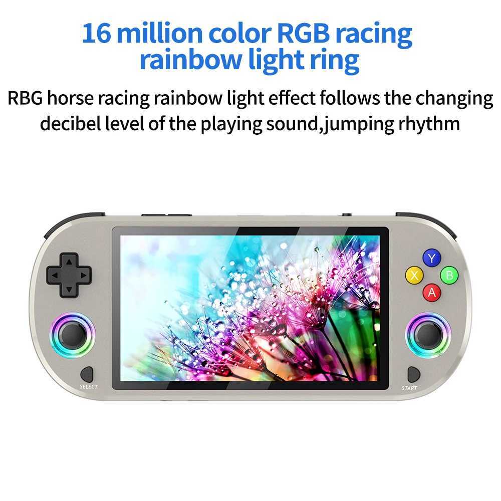 M22 Pro Handheld Retro Game Console 50 I Screen Built In 20000 Games Emulators With RGB LED Joystick Video GameW251113