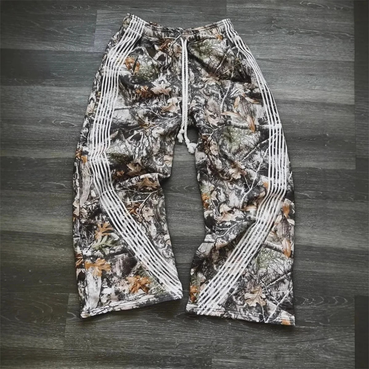 Camouflage Casual Pants Y2k Embroidered Camo Functional Tactical Functional Mens Womens Premium Jogging Drawstring Sweatpants 251113