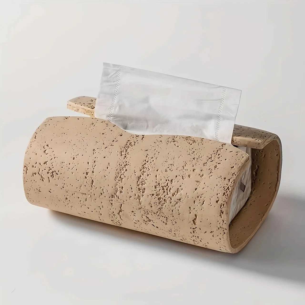 Cross-border best-selling resin tissue box simple European and style tissue box Y251112
