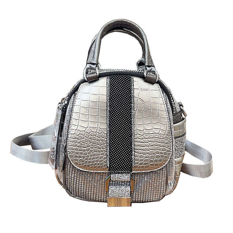 Backpack Women's New Three Use Fashion Single Shoulder Backpack Casual Trendy Crossbody Bag Handbag