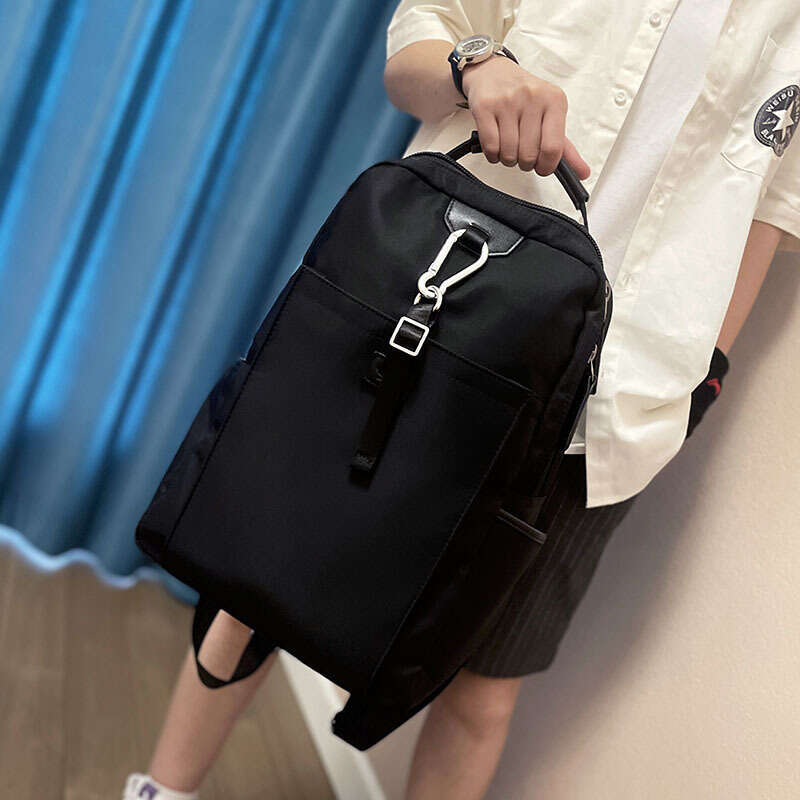 Backpack Simple Men's Computer New Large Capacity Trendy Leisure Travel Backpack Luggage Bag