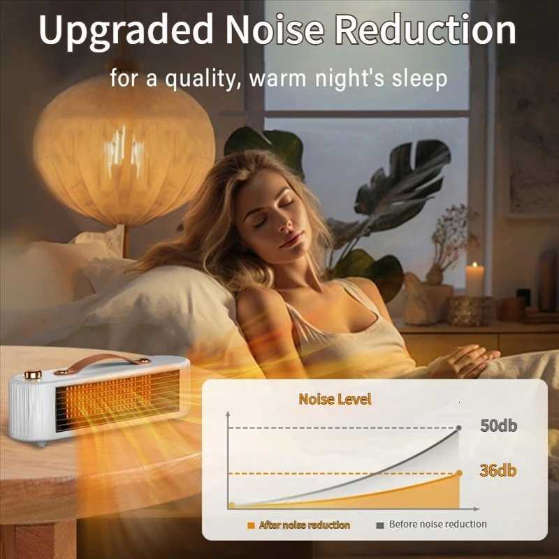 Compact Space Heater Energy-Efficient Indoor Electric Heater with Fast Heating Ideal for Tabletop Fireplace Use Y251113