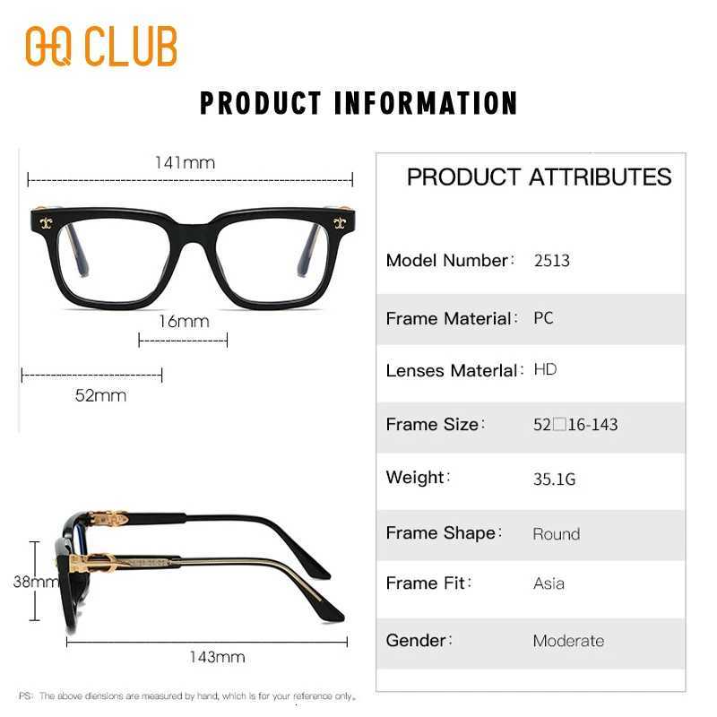 O-Q CLUB Plus Reading Glasses Men High Quality Lunettes De Lecture Mens Eyeglasses Blue Light Lenses to Read Womens Eyepieces Z251113