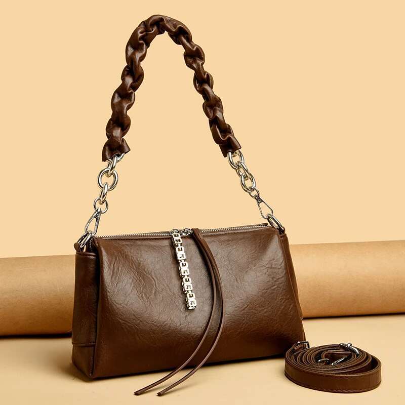 Fashion Handbag High Quality Leather Shoulder Crossbody Bag Women Messenger Bags Female Large Capacity Bags A Main