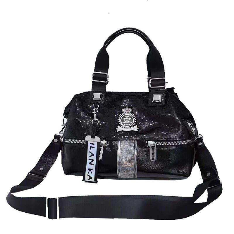 Backpack Western style large capacity handbag for women new trendy sequin single shoulder crossbody tote bag