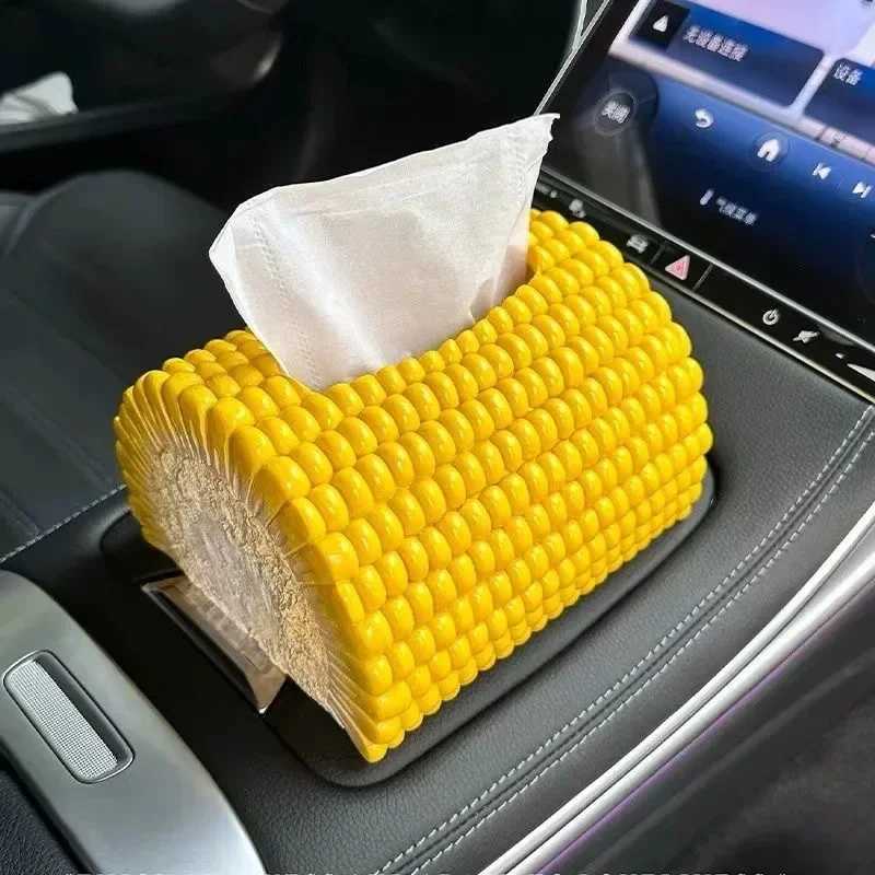2025 New Creative Corn Paper Box Living Ro Household Tissue Box Tea Table Desktop Decoration Personali Storage Box Y251112