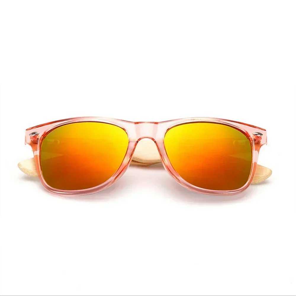 Natural Wooden Sunglasses for Men and Women Polarized Fashion Sun Glasses with Original Wood FrameC250412