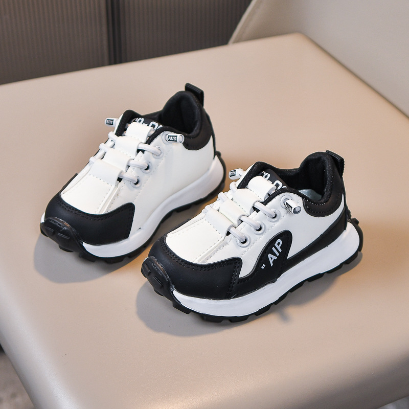 Kids Sneakers Casual Shoes Outdoor Tennis Hiking Walking Sports Running Platform Leather Umshop Fashion Toddler Children Shoes Sizes 21 - 30 U0289