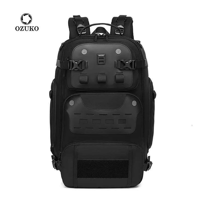Ozuko 20Inch Outdoor Travel Pack Male Lage Multifunctional Backpack Large Waterproof 15.6Laptop Men Bag Mochila