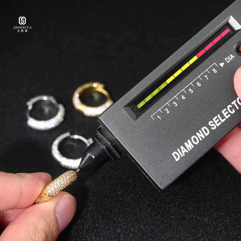 Hip Hop 925 Sterling Silver Moissanite Diamond Earring High-grade Iced Out VVS Moissanite Earrings for Men Women