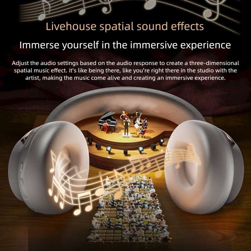 Famous Brand New Over Ear Headphones Long Battery Life ANC Active Noise Cancelling Hifi High Quality Wireless Bluetooth Earphones