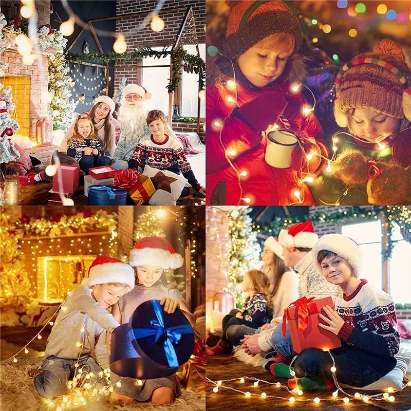 10M USB/Battery Power Ball LED String Lights Garland Lights Waterproof Outdoor Lamp Wedding Garden Fairy Lights Christmas Decor M251113