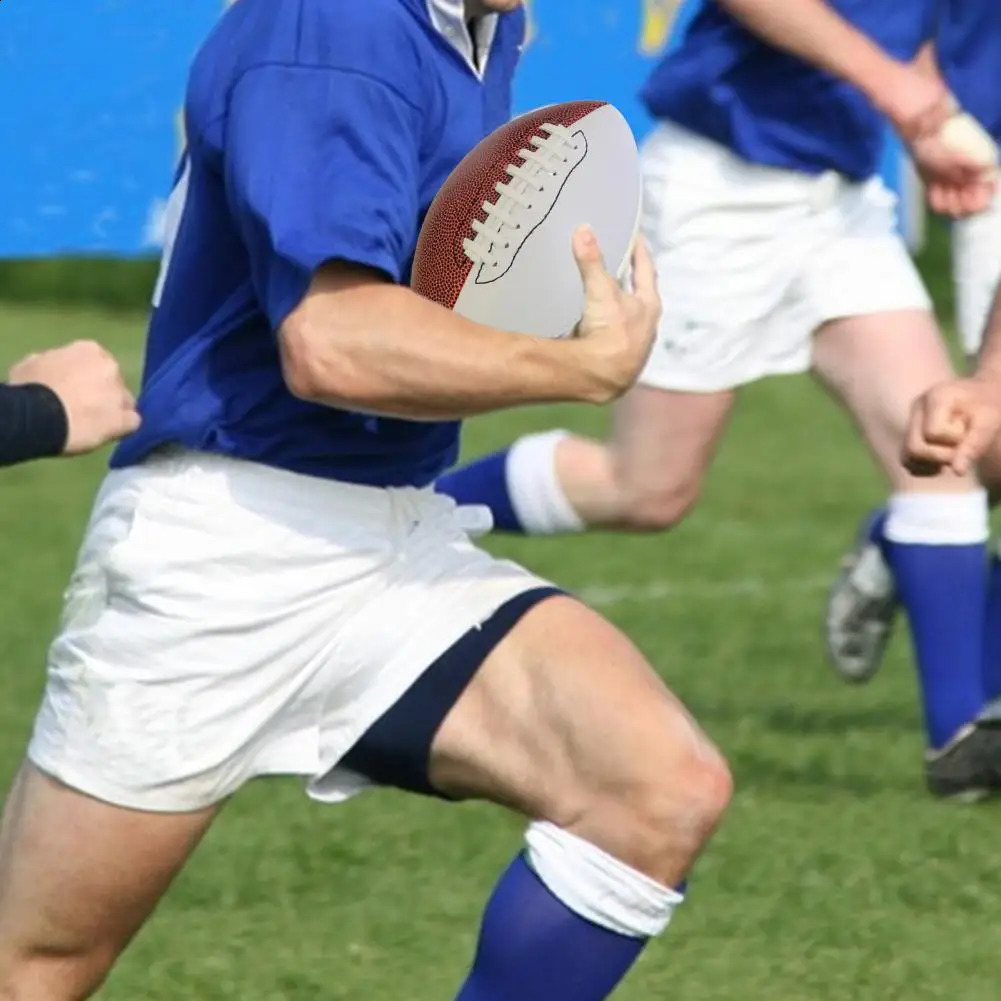 Diy Football Customized Size 9 American Football Trophy for Rugby Game Signature Football Gift with Brown White for Signatures 250410