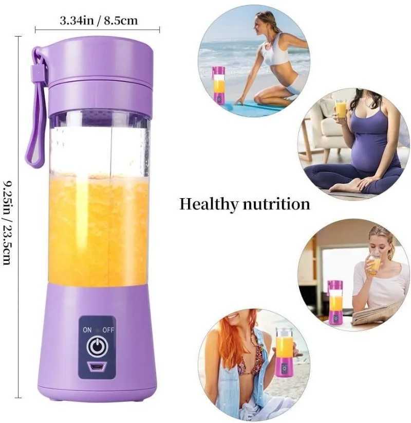 Portable Mini Electric Juicer USB Charging Smoothie Milkshake Maker Automatic Fresh Squeezer Fruit Orange Lemon Kitchen Blender C251113