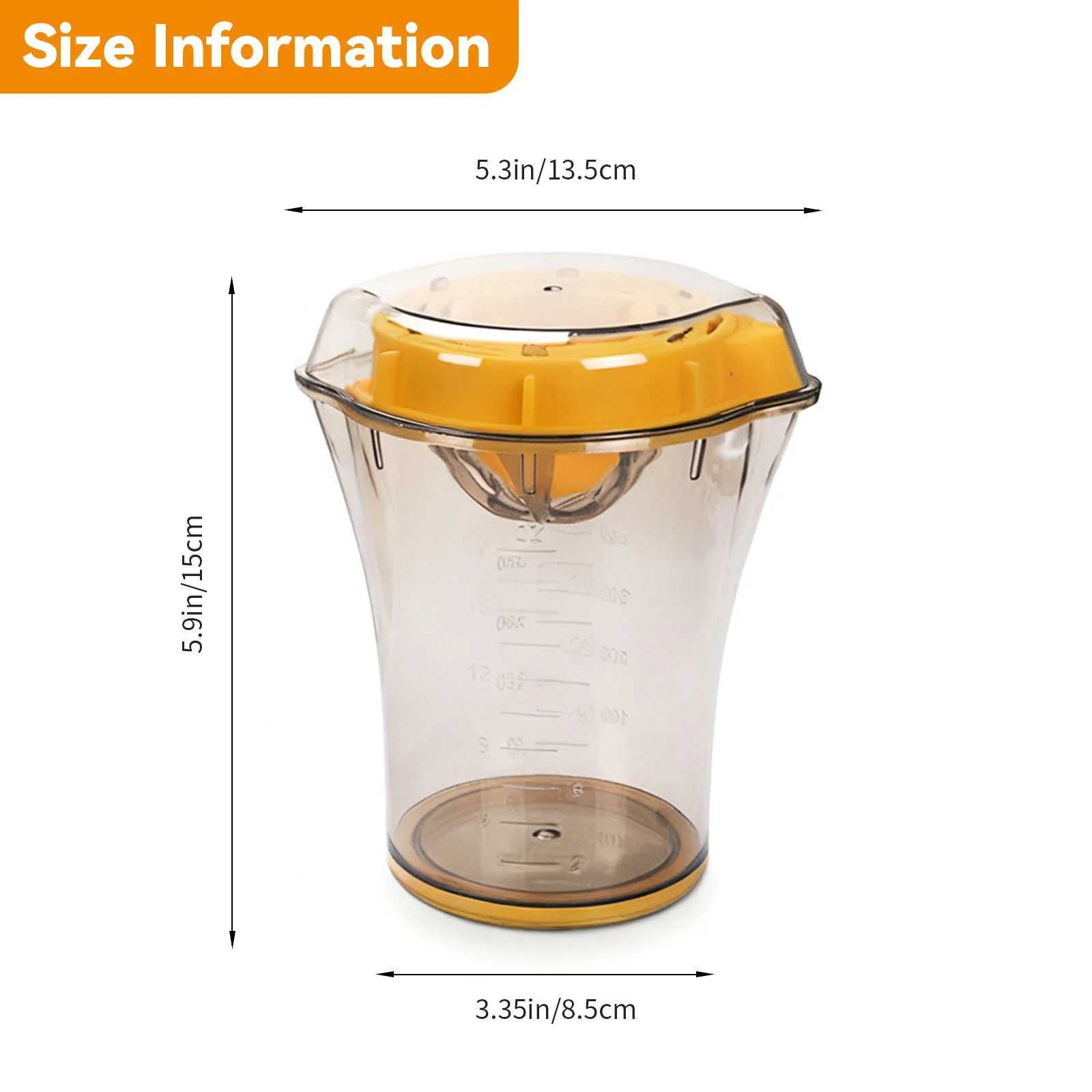 Fruit Lemon Orange Juicer Household Small Juicer Portable Manual Juicer Hand Squeezer with Built-in Measuring Cup C251113