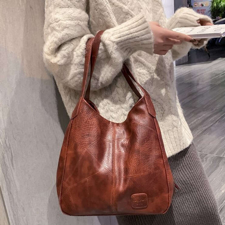 Baobao 2025New Soft Leather Shoulder Large Capacity Versatile Fashion Crossbody Bag Korean Version Women's Handbag