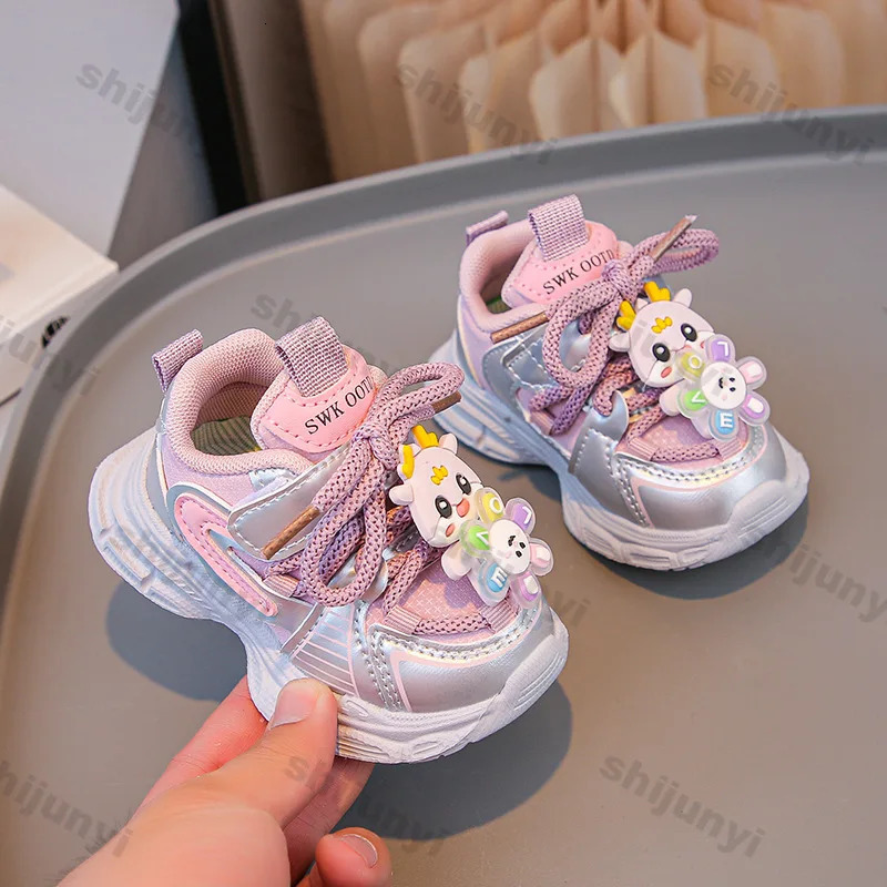 Children Sports Kids Spring Soft Bottom Breathable Sneakers Tennis Baby Casual Flats Running Shoes Footwear H260130