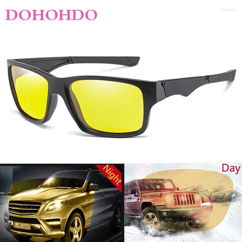 Sunglasses Brand Driver Night Vision Goggles Men Woman Polarized Car Driving Anti Glare Glasses Yellow Lens Eyeglasses UV400