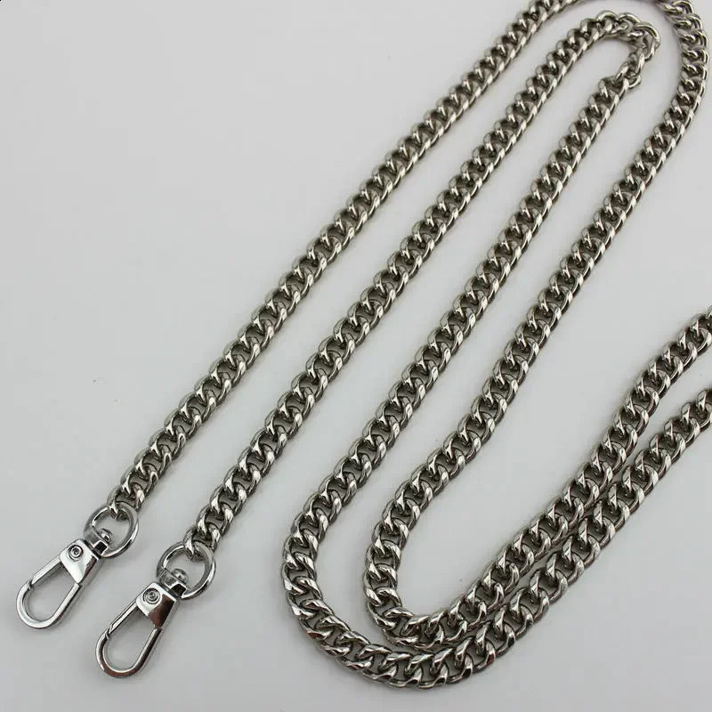 10pcs high-grade 120cm 3color 7mm wide bag with chain pure handle pure metal strap replacement handbag with bag parts 250411