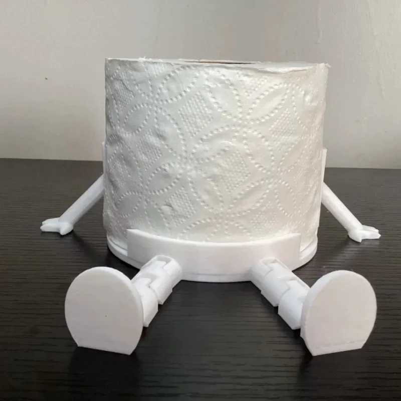Creative Sitting Reading Partner Toilet Paper Holder 3D Printing Tissue Roll Paper Dispenser Bathro Decor Accessories Y251112