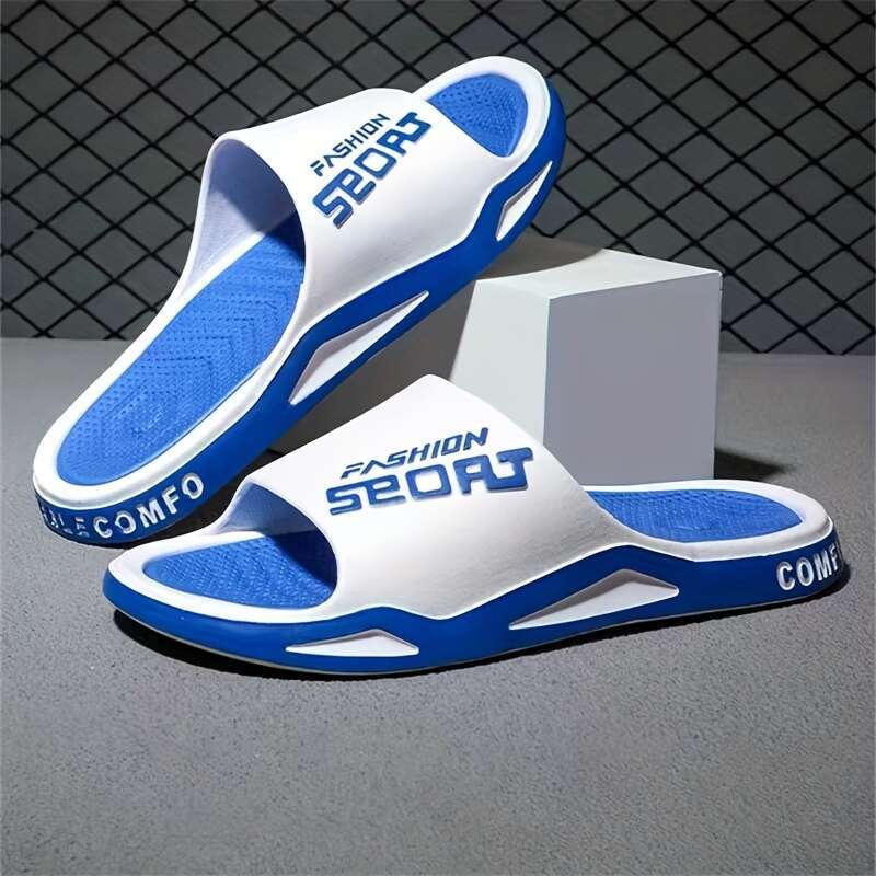 Men's slippers sandals designer Trendy Comfortable Open Toe PVC Slipper Breathable Non-slip Slippers For Indoor Outdoor Beach Gym All Seasons