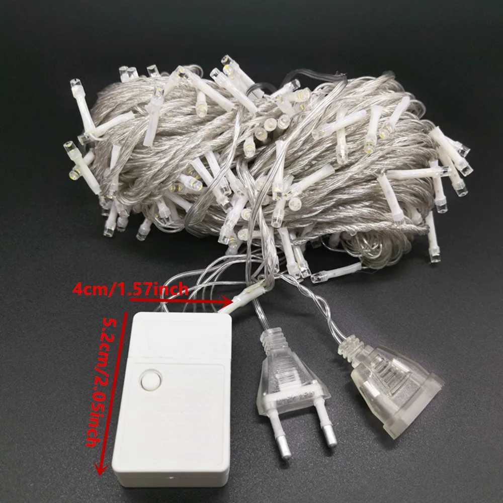 220V EU Plug 10M 20M Outdoor Christmas LED String Light Garlands Decoraction Fairy Lamp For Home Wedding Party Holiday Lights W251112