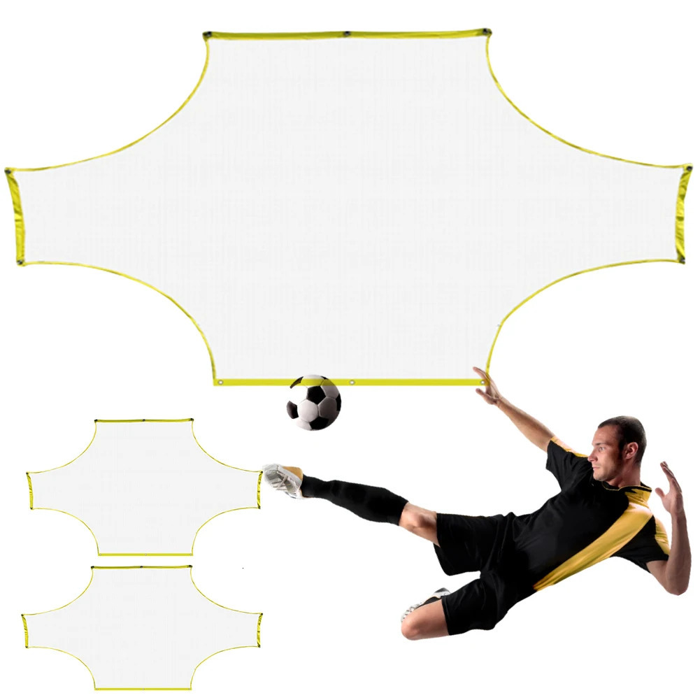 5/7 Person Goals Soccer Goal Target Training Aid Goalkeeper Football Goal Net Soccer Field Net for Scoring and Finishing 251112