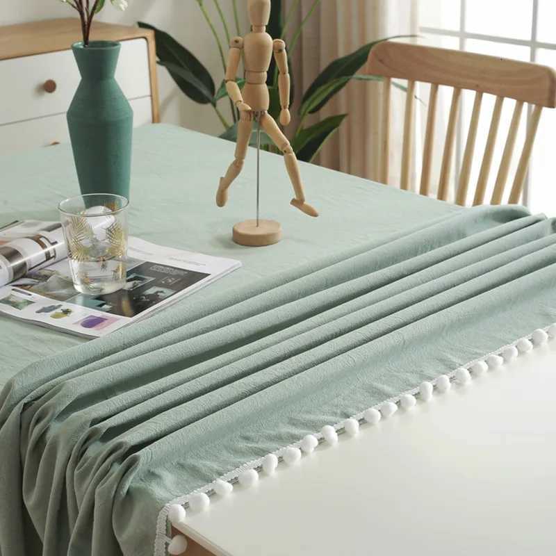 Christmas Cotton Fabric Table Cloth Washable Christmas Tablecloth for Wedding Party Dining Banquet New Year Decoration Luxuriou TableCover Y251113