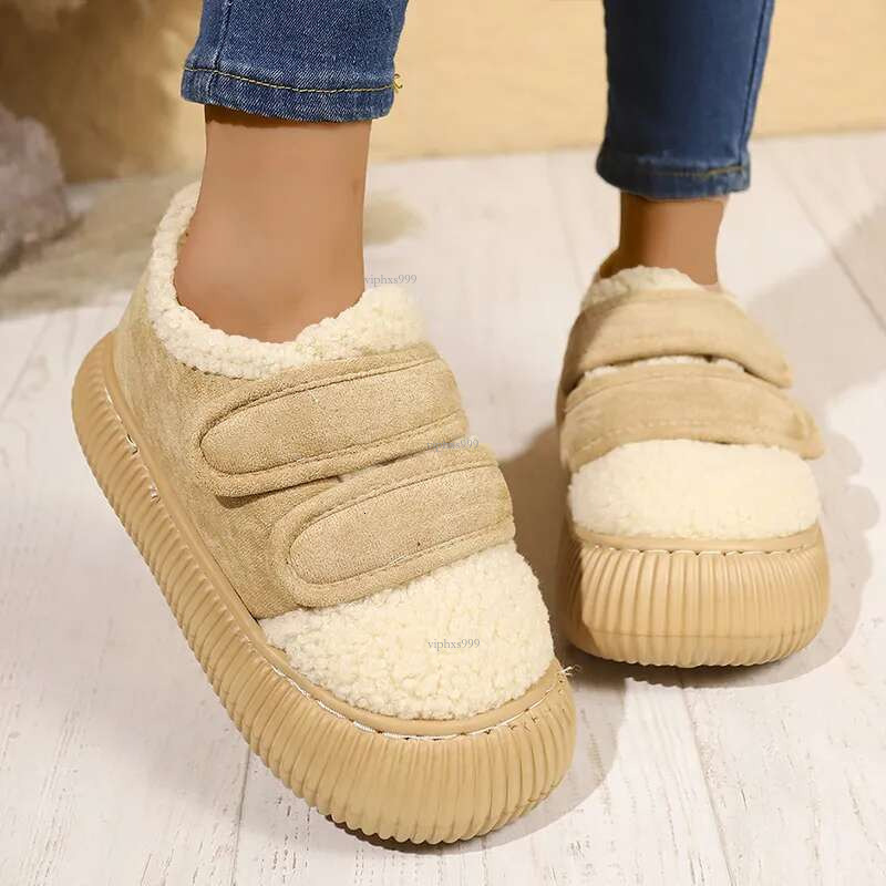 New Free Shipping Designer Shoes Fur Flats Platform Snow Ankle Women Shoes 2025 Trend Designer Warm S Boots Woman Short Plush Casual Walking Mujer Bot