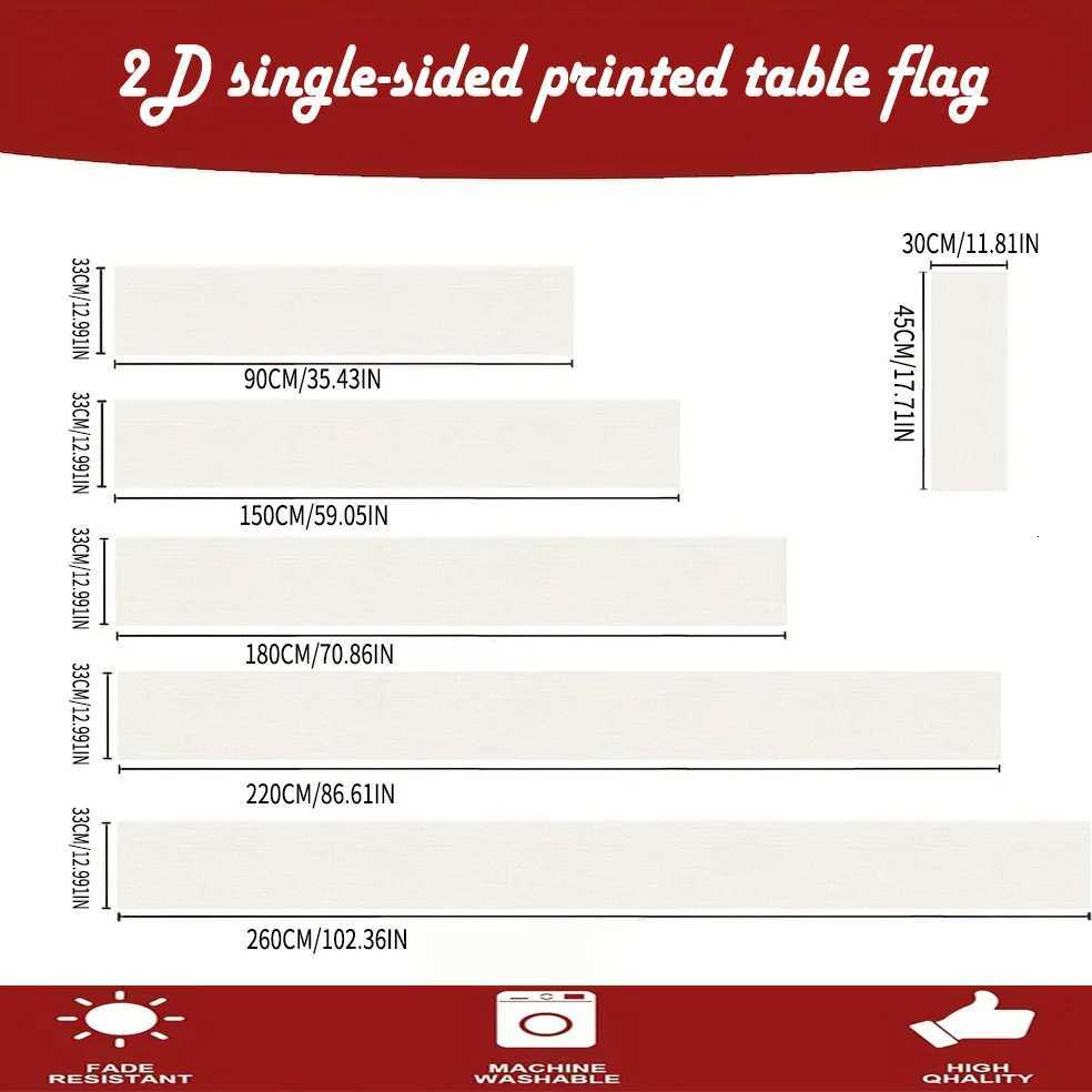 Christmas 1pc Christmas Tree Pattern Table Runner in Red Perfect Festive Decor for Xmas Home and Holiday Gatherings Y251113