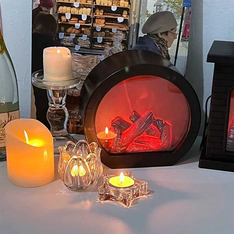 Fireplace Lanterns Decorative Fake FireplaceFlame Effect LED Fire Lamp for Indoor Outdoor Christmas DecorNo Heater Function Y251113