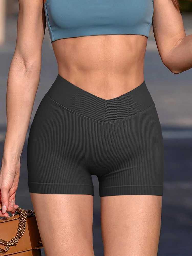 Female High Waist Hip Lifting Seamless Yoga Sprint Fitness Bicycle Exercise Gym Y250412