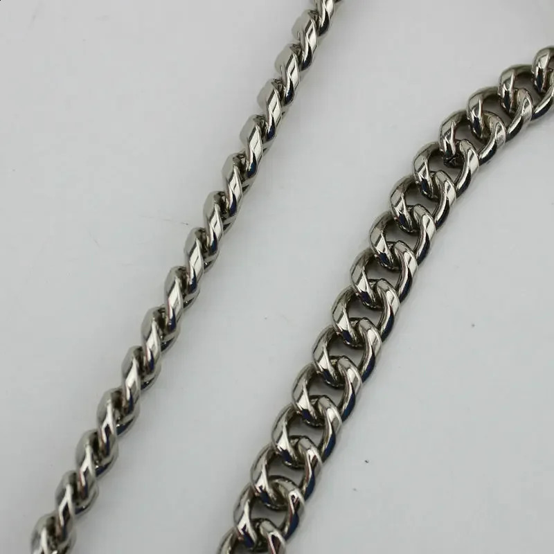 10pcs high-grade 120cm 3color 7mm wide bag with chain pure handle pure metal strap replacement handbag with bag parts 250411