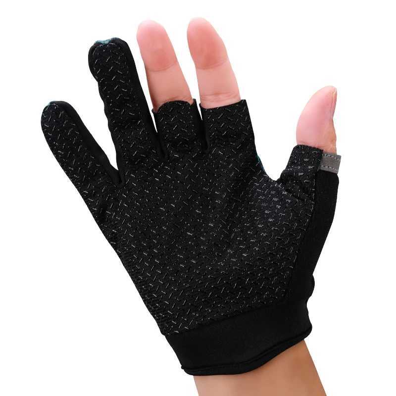 HSITAR Customized Type Outdoor Fishing Combat High Elasticity Breathzble Fishing GlovesC250412