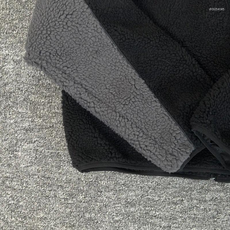 Men's Wool Winter Keep Warm Men Granular Fleece Coat Original Tag High Quality Real Po Zipper Cardigan