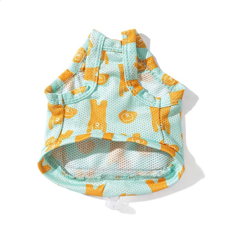 Dog Vest and Hat Sets Summer Pet Dog Clothes Puppy Costume Fashion Cat Vests Cooling Dog T Shirt Chihuahua French Bulldog Shirt 250407