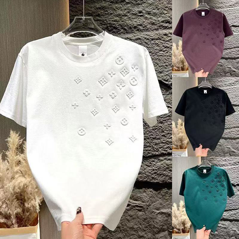 2025Designer Men's T-shirt Casual Men's Women's T-shirt Letters 3D Stereoscopic printed short sleeve best-selling clothg size S-5XL