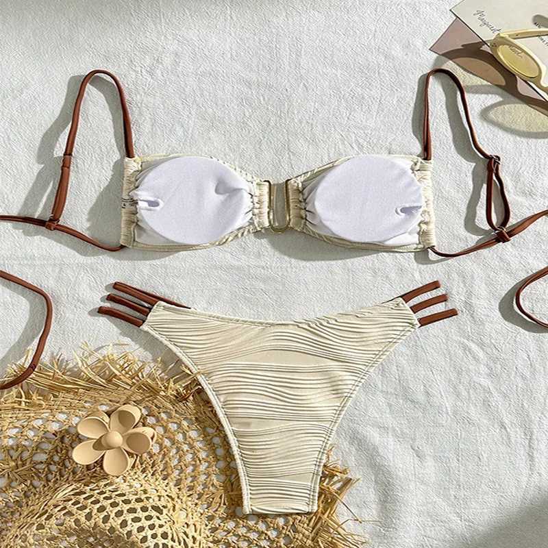 New Sexy Bikinis 2025 Swimsuits Womens Swimwear Push Up Female Beach Swim Wear Bathing Suits Brazilian Bikini Set Pool BatherW251113