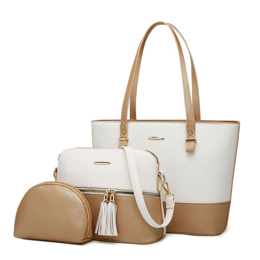 2025 New Mother and Child Atmosphere Three piece Set Single Shoulder Diagonal Straddle Handheld Women's Bag