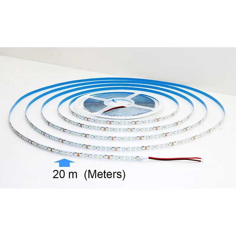 Single Strip 5m 10m 15M 20m Long LED Strip DC24V 120LEDs/m Light Strip Flexible Cuttable Whole Length Is 20meters Soft Lamp Bar W251112