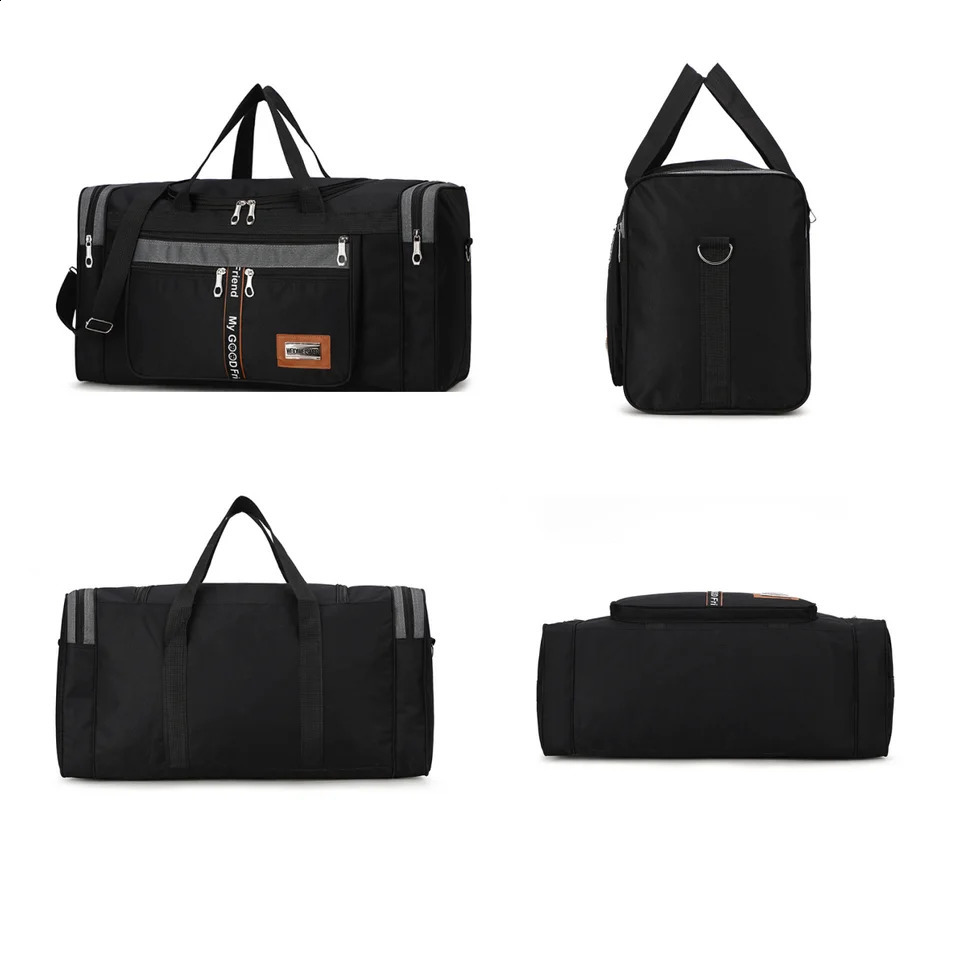 Travel bag large capacity handbag portable outdoor carry on luggage convenient and practical mens weekend random mail 250409