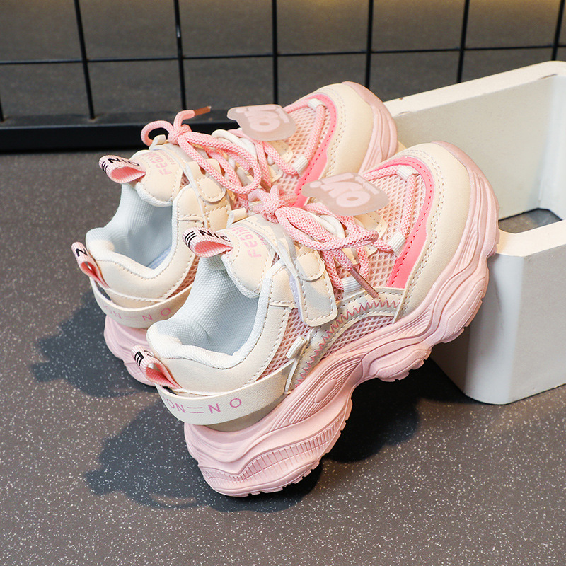 Kids Sport Shoes Autumn Boys Mesh Children Sneakers Girls Casual Sports Shoes Kidszworld Non-Slip Running Toddler shoes With Large Sizes 22 - 37 K0274