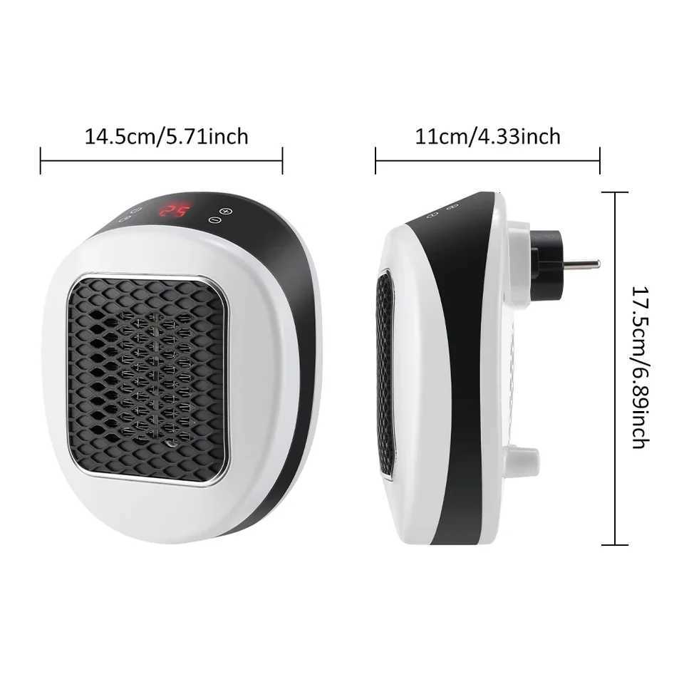 Electric Heater for Room PTC Ceramic Electric Heaters Sheet with Remote Portable House Low Noise Heating Foot Hand Warmer Y251113