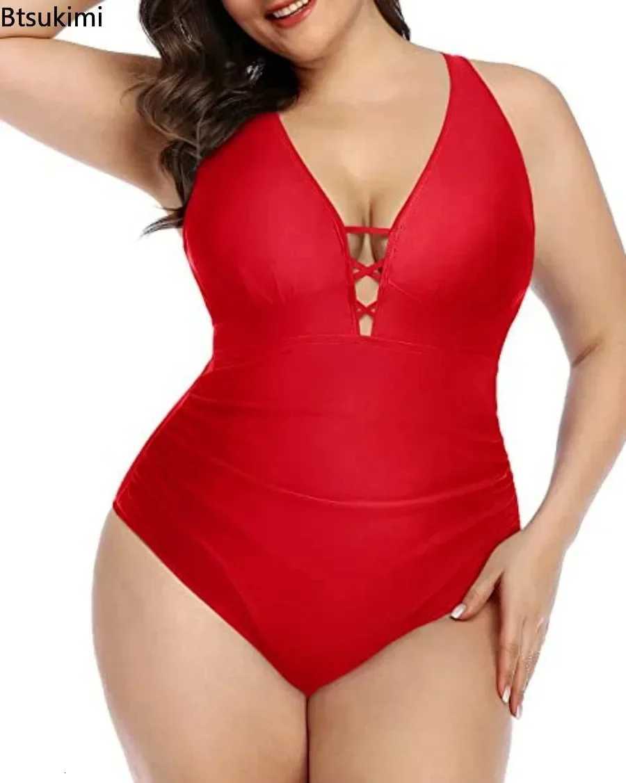 Plus Size 4XL 5XL Sexy One Piece Tankini Swimwear Women Slim Fit Monokini Swimsuit Push Up Bathing Suit High Waist Bodysuit 2025W251113