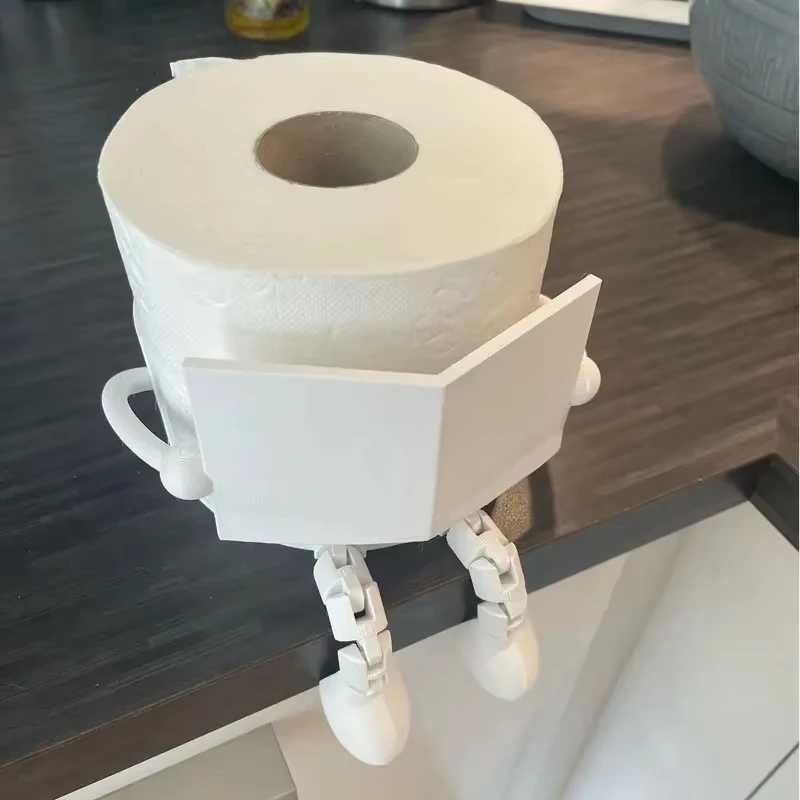 News Reading Scroll Cpanion -3D Printed Unique Toilet Paper Holder Adding Fun To Your Bathro Suitable for Off Bathros Y251112
