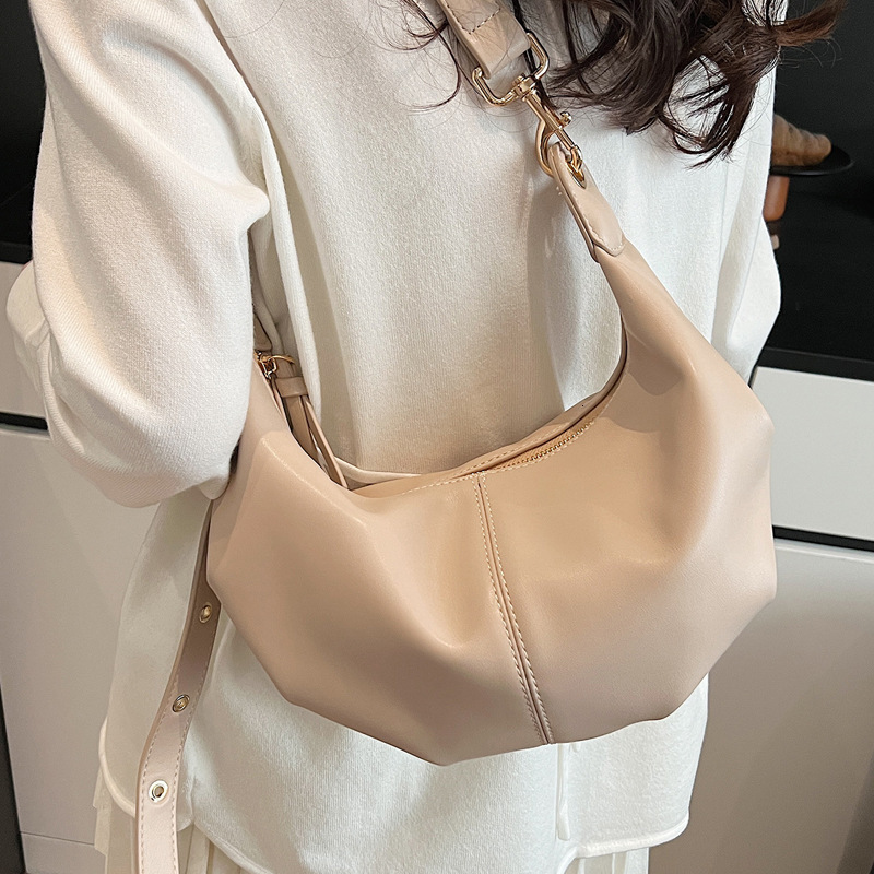 2025S Designer Women S Bag Advanced Texture Soft Leather For Women New Trendy And Versatile Minimalist Crossbody With Niche Design Single Shoulder Dum