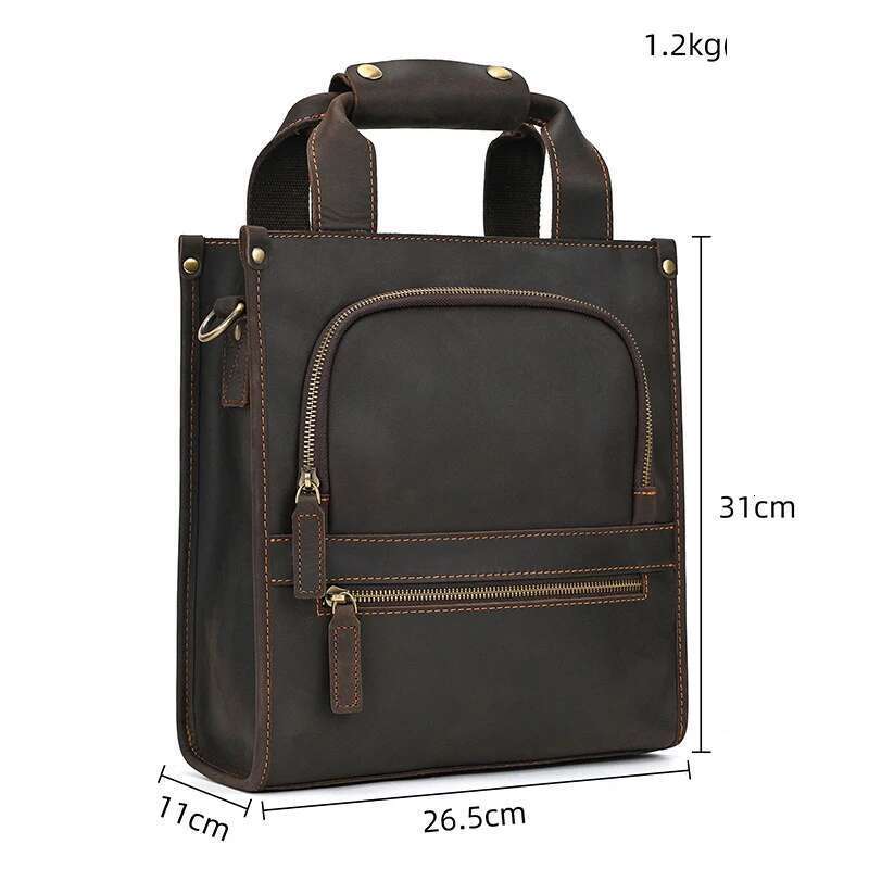 Men Women shoulder bag genuine messenger bags big capacity breifcases A4 business male female real cow leather handbags