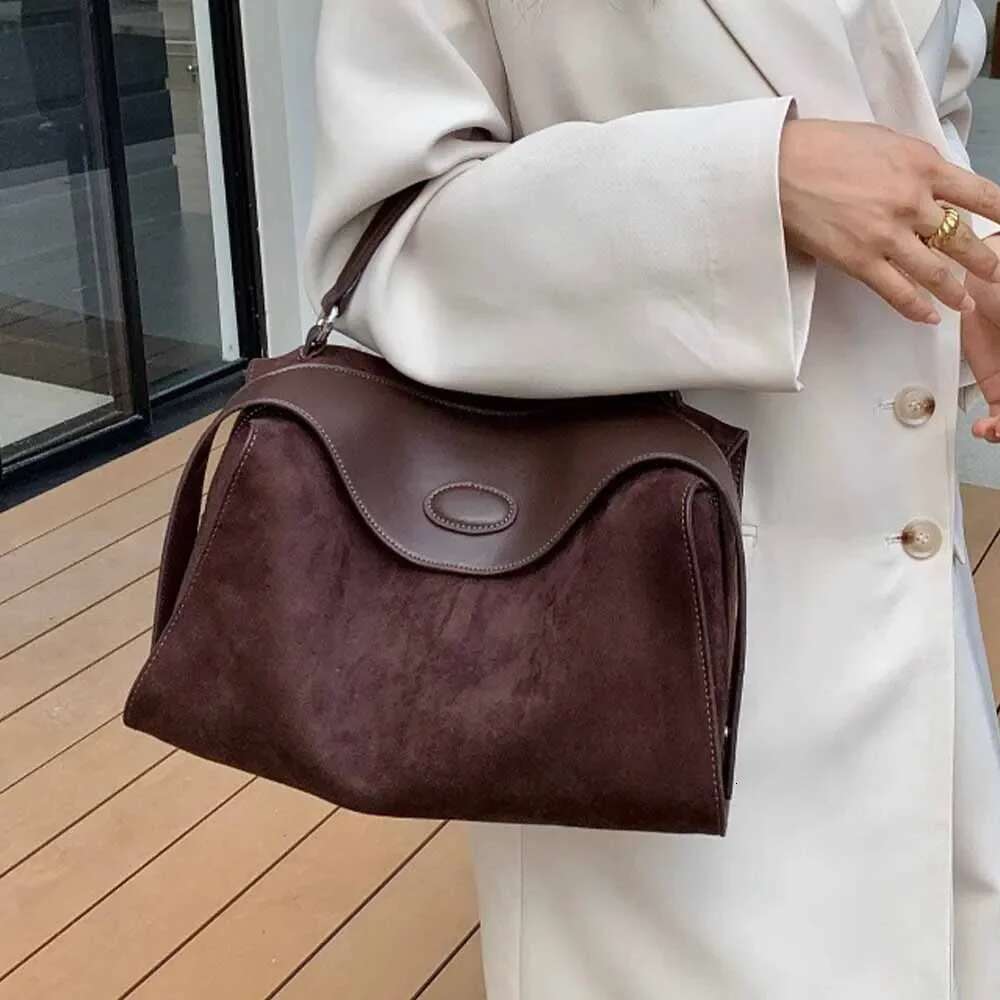MS Soft Frosted Cowhide Leather Women Bags Designer Boston Bag Shoulder Handbag Chic Lady Autumn Daily Purses Tote 2023