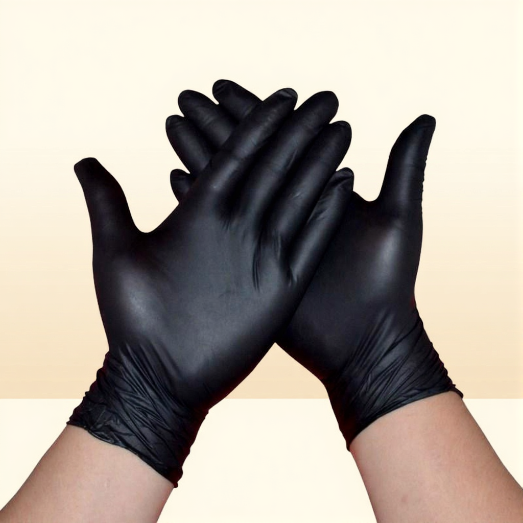 100unitcaja nitrile gloves black disposable as ambidextrous octopus for cleaning hogar industrial use latex glove tattoos 201207